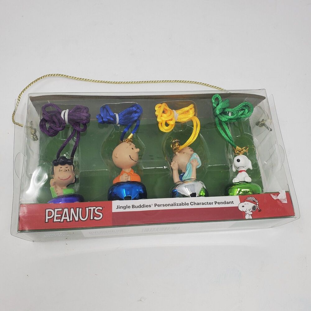 Peanuts Jingle Buddies with Pendant Cord, 4-Piece Set 2009
